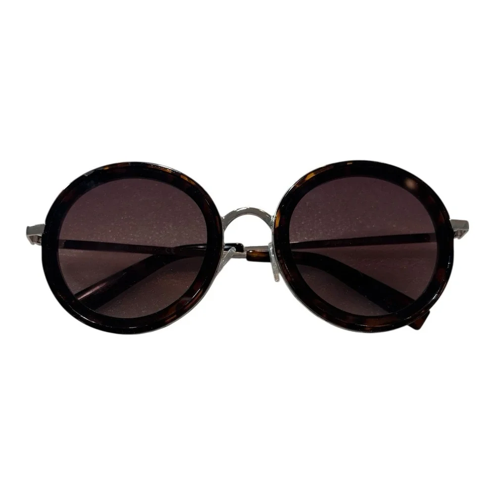 Guess Sunglasses Women Round Tortoise Gradient Lens Brown GF0330 Lennon‎ Look